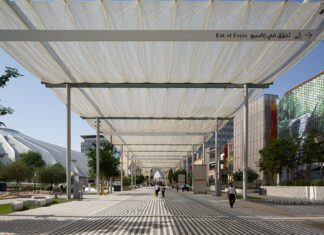 Expo 2020 Dubai, i-Mesh veste la promenade Copertura i-Mesh per Expo 2020 Dubai